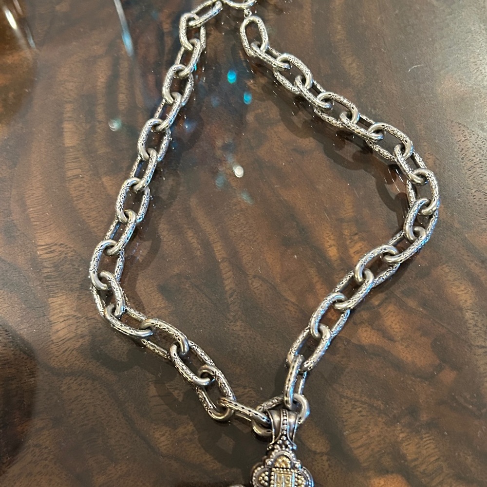 Vintage Konstantino 18Kt and 925 sterling silver necklace - Picture 3 of 12